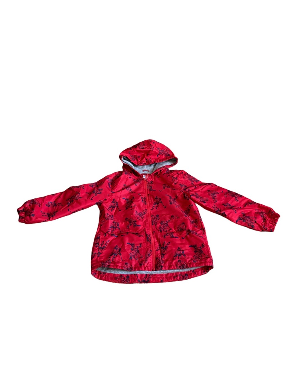 Carter's Red Hockey Print Jacket Size 7 Boys